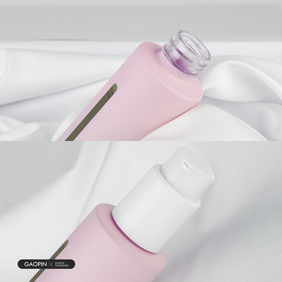 Plastikowa butelka na balsam SGS z dozownikiem pompy 120 ml matowa