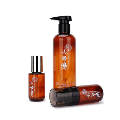 Indywidualne opakowanie hurtowe Amber 50 ml 300 ml PET z plastikowym balsamem w sprayu