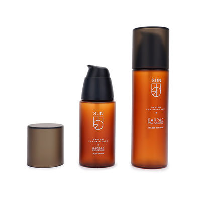 Frosted Amber Pet Plastikowe butelki 30 ml 100 ml 120 ml Opakowanie do pielęgnacji skóry