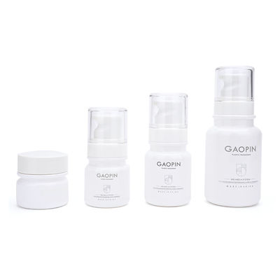 Białe plastikowe butelki PETG Essence 15 ml 40 ml 60 ml 100 ml balsam do butelek