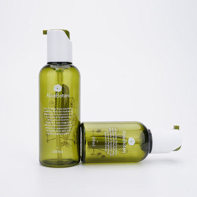 Jasnozielona plastikowa butelka na balsam 50 ml Zestaw kosmetycznych słoików i butelek PETG