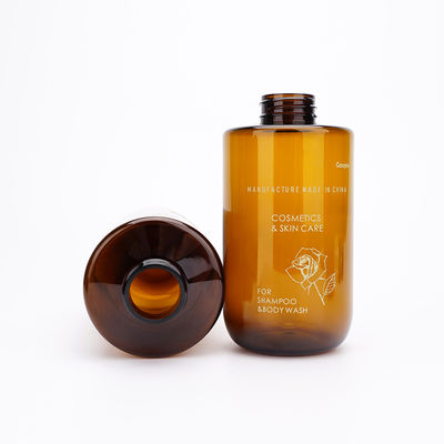 Bursztynowe plastikowe butelki szamponu i odżywki 300 ml 400 ml 500 ml 600 ml