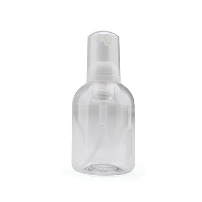 Kosmetyczna 200 ml plastikowa butelka z pompką piankową Okrągły PET OEM zaakceptowany