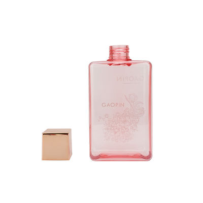 Różowe 150 ml plastikowe butelki na szampon Butelki z esencją PETG / PET