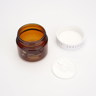 30 ml 80 ml 100 ml Amber PET Balsam Butelka Kosmetyczny krem ​​​​Słoik Plastikowa butelka z balsamem