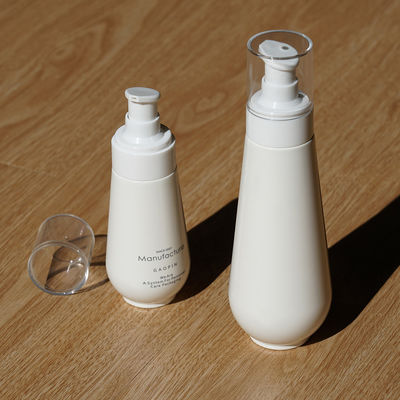 Kosmetyczny 100ml 150ml Plastikowa butelka z balsamem Biały zestaw butelek do pielęgnacji skóry PETG?