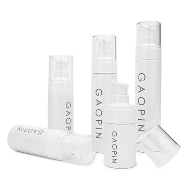 30ml 50ml 60ml 80ml 100ml PET White Lotion Pump Spray Plastikowa butelka z balsamem