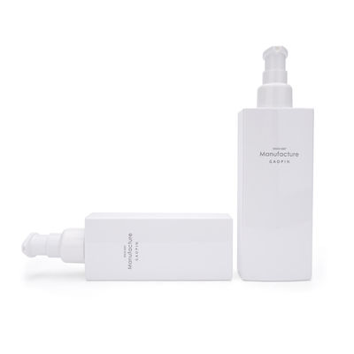 Biały kwadrat 100ml 120ml 150ml 200ml Pojemnik Plastikowa butelka do pielęgnacji skóry twarzy