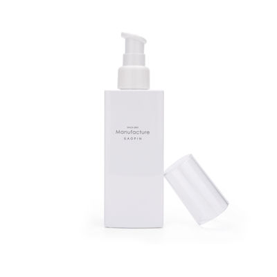 Biały kwadrat 100ml 120ml 150ml 200ml Pojemnik Plastikowa butelka do pielęgnacji skóry twarzy